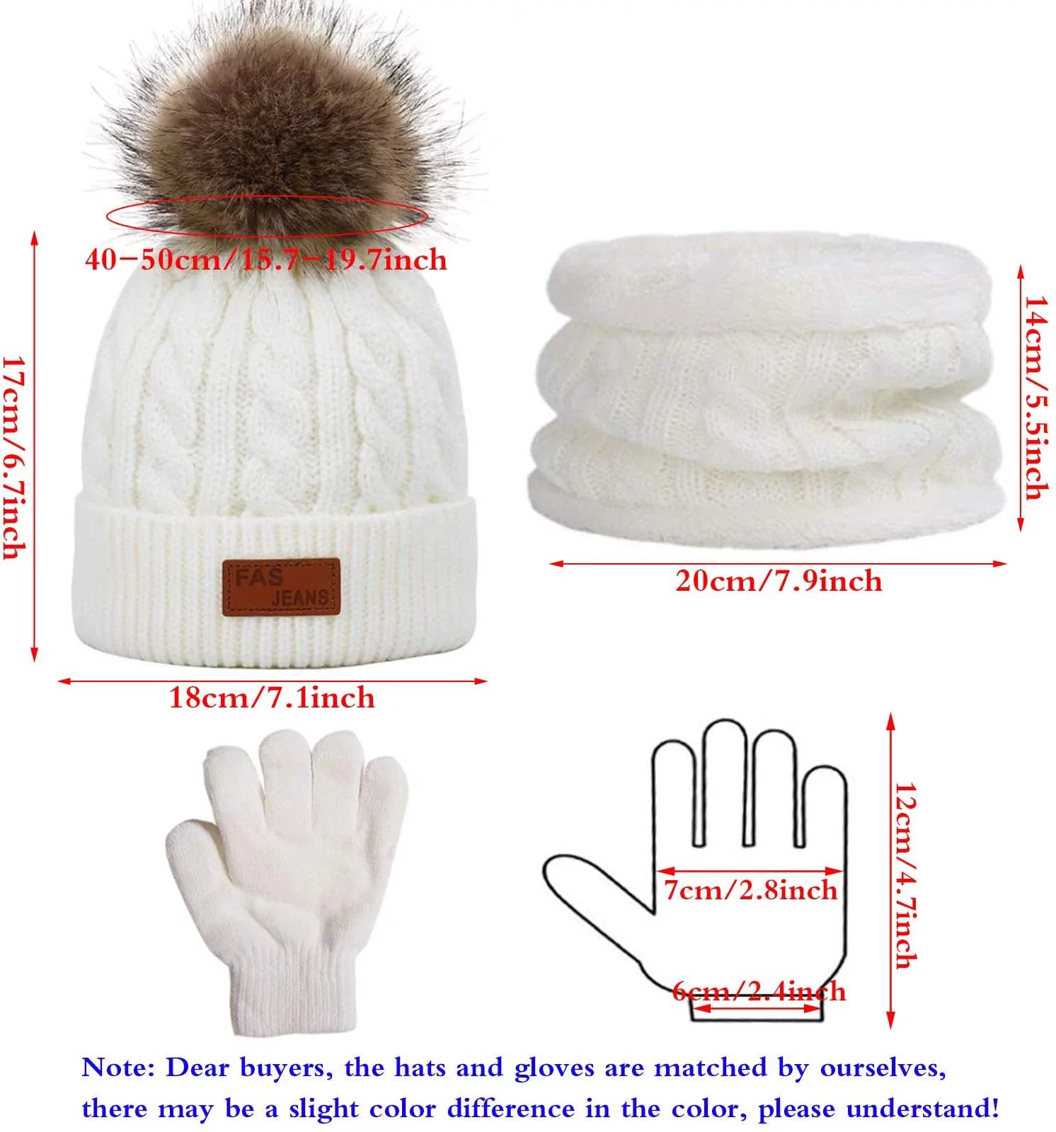 "Cozy 3-Piece Winter Set for Kids: Fleece-Lined Beanie, Scarf & Gloves for Boys & Girls Ages 2-6"