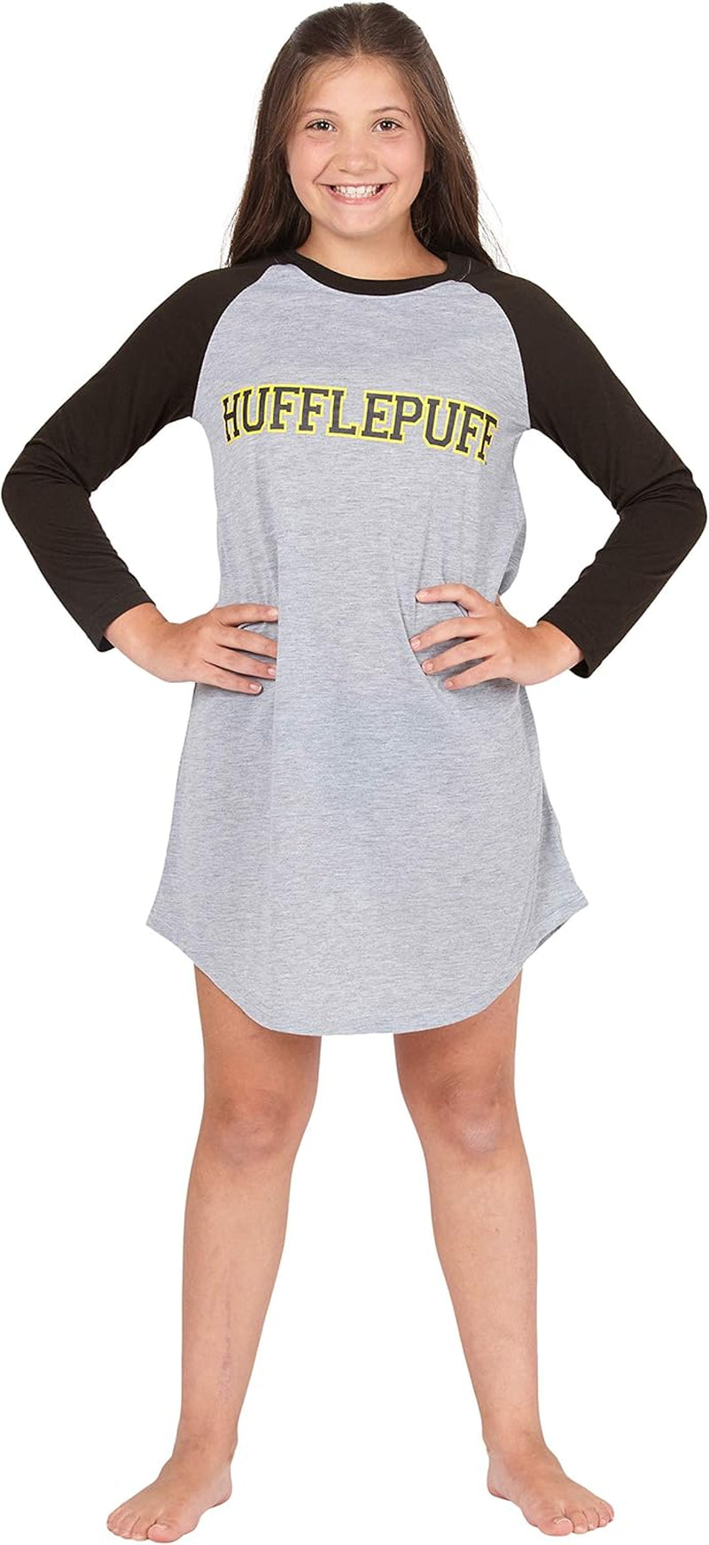 Enchanting Harry Potter Pajama Nightgown for Big Girls - Cozy Sleep Shirt for Magical Dreams