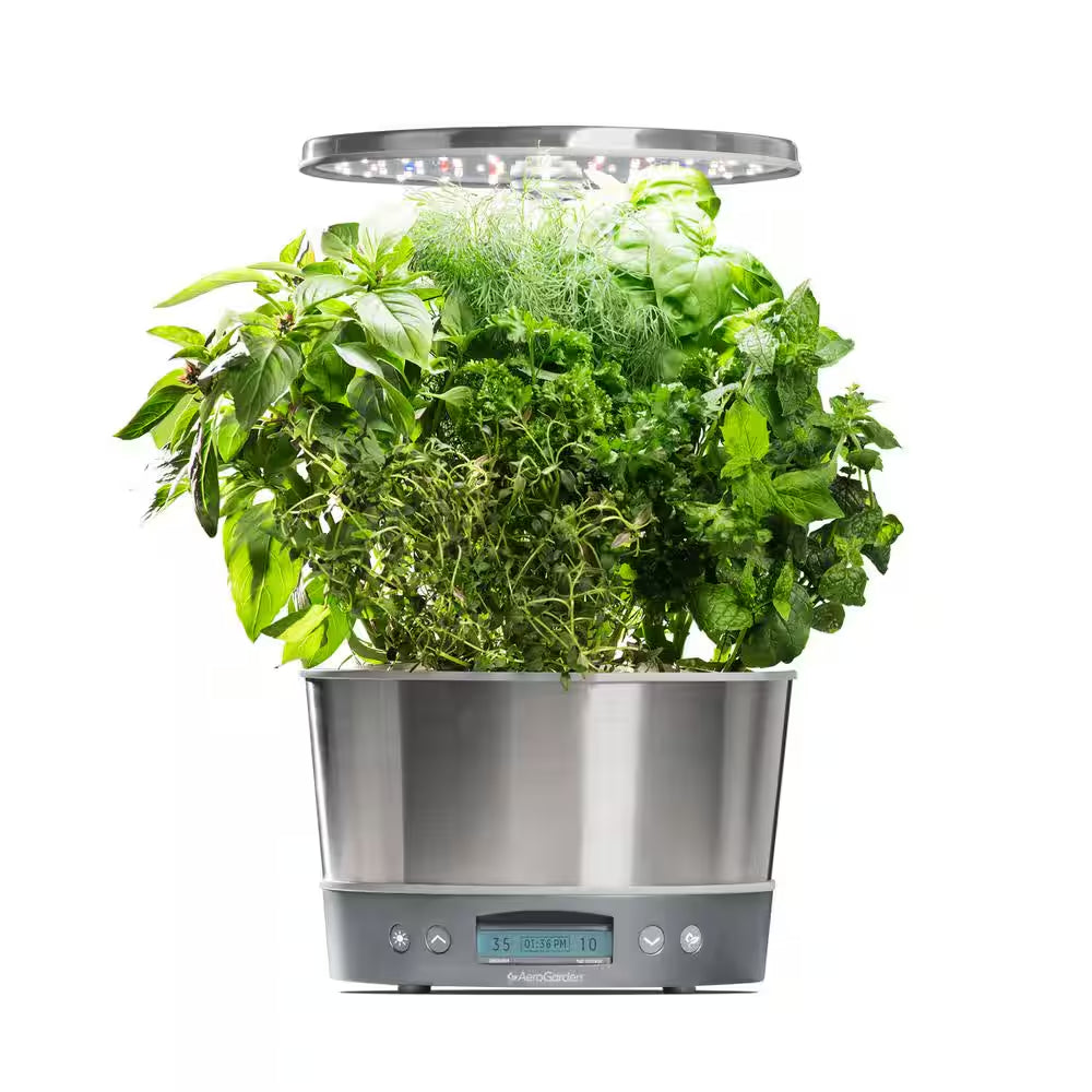 Harvest Elite 360 with Seed Starting System - Indoor Garden, Stainless