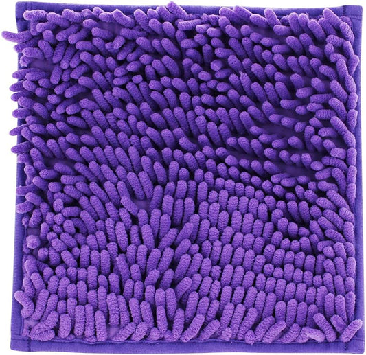 School 10" Square Locker Fur Rug Carpet (Purple)