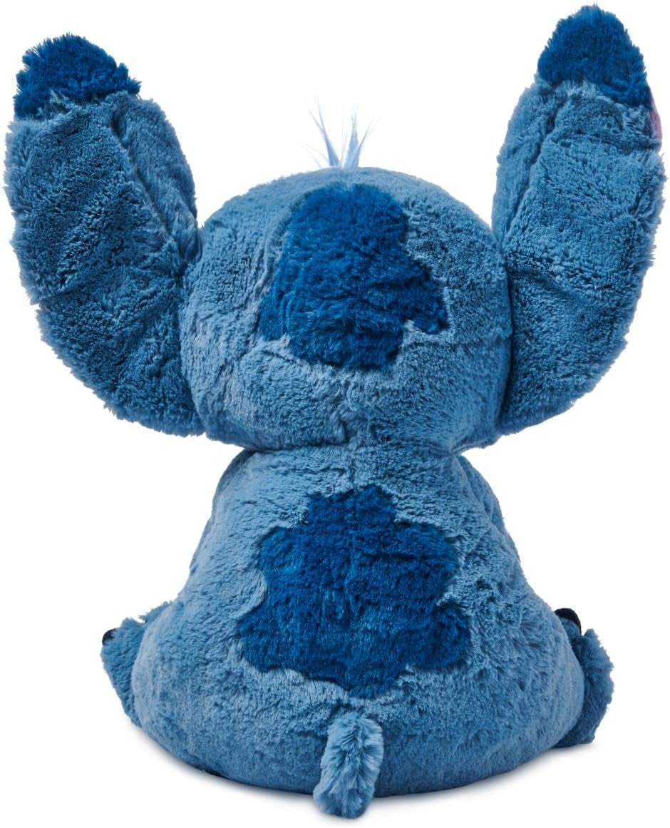 Store Official Stitch Medium Soft Toy for Kids, Cuddly Character with Fuzzy Texture and Embroidered Details, Flexible Floppy Ears, Plushy Suitable for All Ages.