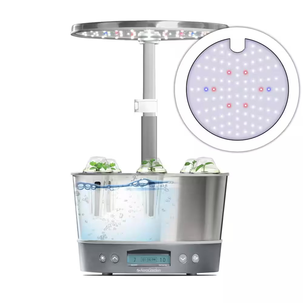 Harvest Elite 360 with Seed Starting System - Indoor Garden, Stainless