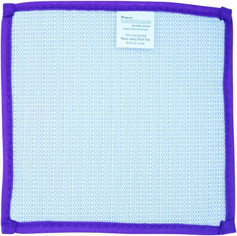 School 10" Square Locker Fur Rug Carpet (Purple)