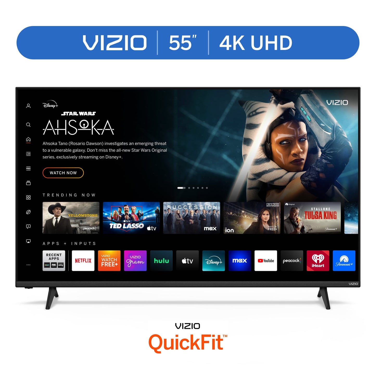 Experience Cinematic Brilliance with Our 55" 4K UHD LED HDR Smart TV!