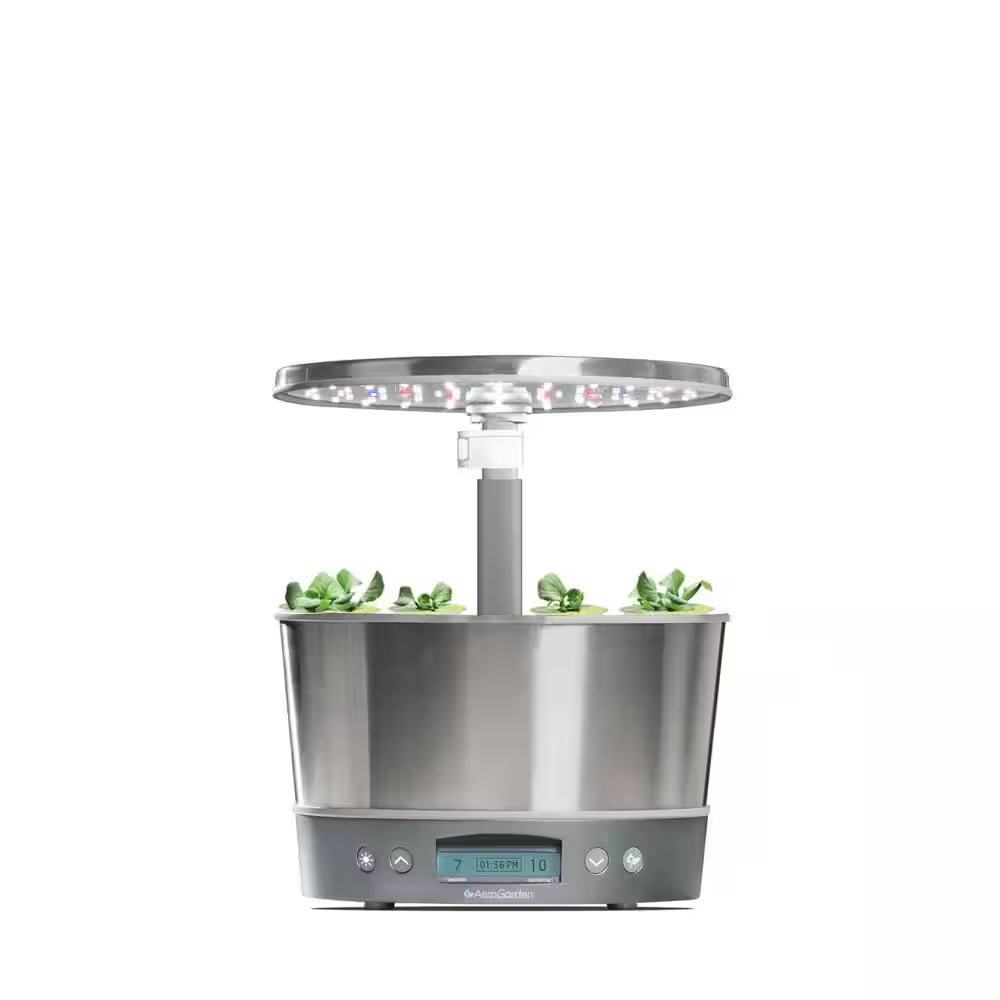 Harvest Elite 360 with Seed Starting System - Indoor Garden, Stainless